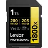 Image de LEXAR Carte SD Pro Gold Series UHS-II 1To 1800x V60