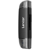 Image de Lexar LRW310X-BNBNG lecteur de carte mémoire USB 2.0 Type-A/Type-C Noir - Neuf