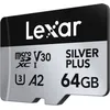 Image de LEXAR Carte microSDXC Silver Plus UHS-1 64Go R205/W100 V30