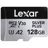 Image de Lexar Silver Plus Carte Micro SD 128 Go, Microsdxc Carte TF jusqu'à 205 Mo/s en Lecture, 150 Mo/s en écriture, Carte Mémoire Micro SD+ Adaptateur, A2, U3, Classe 10, V30, Full HD et 4K UHD Video en occasion ou reconditionné