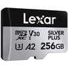 Image de Lexar Professional SILVER PLUS 256 Go MicroSDXC UHS-I Classe 3 - Neuf