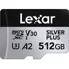 Image de LEXAR Carte microSDXC Silver Plus UHS-1 512Go R205/W150 V30