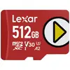 Image de Lexar LMSPLAY512G-BNSNG mémoire flash 512 Go MicroSDXC UHS-I Classe 10 - Neuf