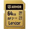 Image de Tarjeta Sd Lexar Pro Gold Series Armor 64 Gb V60 Ip68 Acero Inoxidable