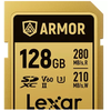 Image de Tarjeta Sd Lexar Armor Gold 128 Gb Uhs-ii V60 Ip68 Acero Inoxidable
