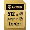 Image de Tarjeta De Memoria Lexar Armor Gold Sdxc Uhs-ii 512 Gb V60 Acero Inoxidable Ip68