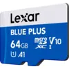 Image de Carte mémoire Micro SD Lexar Blue Plus - 64Go #2POURCENT