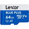Image de LEXAR Carte microSDXC Blue Plus UHS-I 64Go V10 100MB/s avec adaptateur carte SD