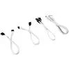 Image de CORSAIR Kit d'extension gainé pour panneau avant (30 cm) - Blanc - Neuf