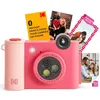 Image de Kodak Smile+ Appareil Photo numérique à Impression instantanée 2 en 1 et imprimante Photo sans Fil Bluetooth   10 MP, Objectif à Effet Rotatif spécial, Photos Autocollantes Zink 2 x 3   Fuchsia en occasion ou reconditionné