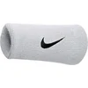 Image de Bracelets double largeur Nike Swoosh Rose Blanc-noir Blanc