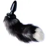 Image de TAILZ - Plug Anal Queue de Renard - Noir/Blanc
