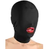 Image de XR Brands - Masque Bouche Ouverte avec Masque Oculaire Rembourré - Noir