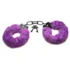Image de XR Brands - Cuffed In Fur Menottes - Violet
