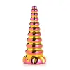 Image de Creature Cocks - Dildo en Verre Arc-en-ciel Crépusculaire