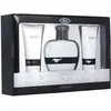 Image de Coffret Ford : Mustang White, eau de toilette, pour homme, 100 ml + Mustang White, baume après-rasage, 100 ml + Mustang White, gel douche pour les cheveux et le corps, 100 ml