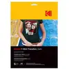 Image de Papier transfert textile Kodak T-shirt Transfer Dark A4 5 feuilles pour tissus foncés jaune et noir - Neuf