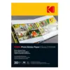 Image de Papier d impression Kodak Photo Sticker Paper Pack de 20 feuilles de papier photo autocollant - Neuf