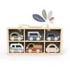 Image de Lot de 6 petites voitures en bois, Speedy Monkey