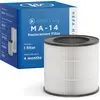 Image de Medify Air MA14 Filtre de remplacement - HEPA H13 - Purification de l'air - charbon actif - 1 pièce - Filtre à air