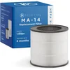 Image de Medify Air Purificateur D'Air Gris H16.5xl17.5xl17.5cm