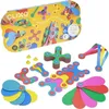 Image de Rainbow Pack CLIXO - Jeu de Construction Magnétique, Flexible, Durable et Imaginatif - 42 pcs - Des 4 ans - Neuf