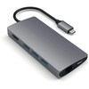Image de Satechi Multi-Port Adapter V2 Dock st. USB 3.2 Gen 1 (3.1 Gen 1) Type-C Gris - Neuf