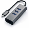 Image de Satechi - Hub USB-C 2en1 avec Ethernet (gris sidéral)