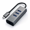 Image de Satechi ST-TC2N1USB31AM station d'accueil USB 3.2 Gen 1 (3.1 Gen 1) Type-C Gris - Neuf