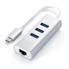 Image de Satechi ST-TC2N1USB31AS station d'accueil USB 3.2 Gen 1 (3.1 Gen 1) Type-C Argent - Neuf