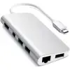 Image de Satechi ST-TCMM8PAS station d'accueil Avec fil USB 3.2 Gen 1 (3.1 Gen 1) Type-C Argent - Neuf