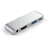 Image de Satechi Hub mobile USB-C pour Apple iPad 4 en 1 adaptateur argenté USB-C 4 en 1
