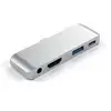 Image de Satechi ST-TCMPHS station d'accueil USB 3.2 Gen 1 (3.1 Gen 1) Type-C Argent - Neuf
