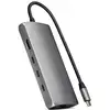 Image de Satechi ST-P8KEM station d'accueil Avec fil USB 3.2 Gen 1 (3.1 Gen 1) Type-C Gris - Neuf