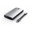 Image de Hub USB-C Multiports 100W PD HDMI 4K Plug and Play On-The-Go Gris - Neuf