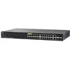Image de Commutateur géré Cisco SG350-28P, avec 28 ports Gigabit (GbE), combine 24 ports Gigabit Ethernet RJ45, 2 connecteurs SFP et 2 ports Gigabit Ethernet, plus 195 W PoE, protection à vie limitée (SG350-28P-K9-EU) en occasion ou reconditionné