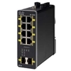 Image de Cisco Industrial Ethernet 1000 Series - Commutateur - géré - 8 x 10/100/1000 (PoE+) + 2 x 1000Base-X SFP (liaison montante) - montable sur rail DIN - PoE+ - DC
