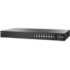 Image de Cisco SG250-18 Gigabit Ethernet L2/L3 géré (10/100/1000) Noir 1U