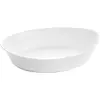 Image de Luminarc N3083 plat à four en verre ovale 32cm, blanc