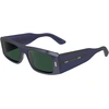Image de Lunettes de soleil uni Calvin Klein CK23537S 400, de forme carrée, avec filtre de catégorie S3