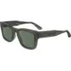 Image de Calvin Klein Unisex Calvin Klein CK23539S 035 Lunettes de soleil Acétate Gris Vert Carré Normale Normale