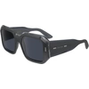 Image de Lunettes de soleil Calvin Klein CK23536S, couleur gris, modèle cat-eye, pour femmes