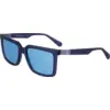 Image de Calvin Klein Unisex Calvin Klein CKJ23659S 050 Lunettes de soleil Bio-inject Gris Bleu clair Carré Normale Normale