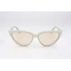 Image de Lunettes de soleil Calvin Klein pour femmes, modèle Ckj23658s, couleur blanche, taille unique