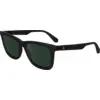 Image de Calvin Klein Unisex Calvin Klein CKJ24601S 002 Lunettes de soleil Bio-inject Noir Vert Carré Normale Normale