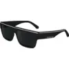 Image de Calvin Klein Homme Calvin Klein CKJ24603S 001 Lunettes de soleil Bio-inject Noir Gris Carré Normale