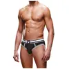 Image de Slip ouvert - XL - Noir/Blanc