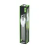 Image de Spots solaires LED eZsolar pour le jardin - acier inoxydable - lot de 3