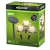 Image de Fleur de lotus SOLAR LED 3 pièces avec panneau solaire et piles AAA standard