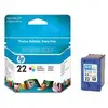 Image de Cartouche d'impression HP 22 Tricolore Cyan Magenta Jaune pour DeskJet et OfficeJet - Neuf